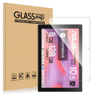 For ASUS Chromebook CM30 Detachable �t�B���� 10.5�C���` �ی�t�B���� 9H�d�x �����K���X salywin ASUS �N���[���u�b�N 10.5�^ �Ή� �Ռ��ی� �������ǂ� ��������