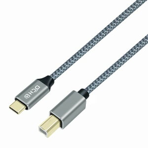 DCHAV USB C to B v^[P[u USB Type-C to Type-B P[u iC҂ I[fBIDAC ~LT[ MIDIL[{[g fW^sAm DJRg[[ v^[ XLi[ FAX}VȂǂ