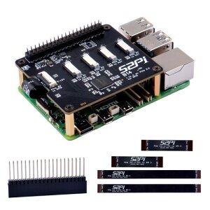 GeeekPi Raspberry Pi 5 p GeeekPi NAbh FPC PCIe HATARaspberry Pi 5 p 40 s GPIO swb_[t B14 HAT 1 ` 4 PCIe C^[tFCX