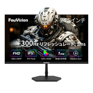 FeuVision Q[~Oj^[ 24.5C` 300Hz 240Hz j^[ tHD IPSpl x1ms  Adaptive SyncΉ pc j^[ 3Ӓz&^ px 100%sRGB DPP[uōő300Hz PS5Ή 3N