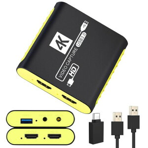 HDMI rfILv`[ {[h Switch 2 Ή USB3.0 & YUY2T|[g - 1080P 60FPSrfI^ & 4K 30Hz/pXX[Ή PS5/PS4/Xbox/PCȂǂ̃Q[@Ή - OBS/Potplayer/XSplitȂǂ̔zM\tgΉ -