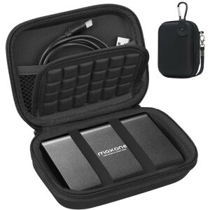 Lacdo �n�[�h�P�[�X �p Maxone �̒��ׂ��g�їp�O�I�ȃn�[�h�E�h���C�u HDD 500GB 160GB 250GB 320GB 500GB 750GB 1TB USB 3.0 EVA �̑ϐk���̖h���ی쒙���̗��s�܁A�u���b�N