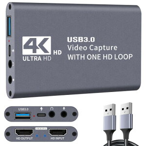 C.CURTING 4K@60Hz HDMI Lv`[{[h USB3.0 60FPS Q[Lv`[ rfI tHD rfILv`[  Q[zMAcACurfIzMAʋLA^ɓKp SwitchAX
