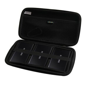 Adada pی[P[XΉ Samsung T7 /T7 Touch 500GB/1TB/2TB OtSSD[P[XΉ3̃n[hhCu) (ubN)