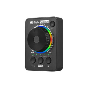 外付けサウンドカード ライブストリーミングサウンドカード プロフェッショナルデスクトップライブストリーミングサウンドボード PC 電話 ラップトップ用 BT音楽入力をサポート USBマ