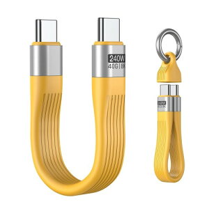 VAFOTON 240W USB4.0�Ή� USB C�P�[�u�� 13cm ���Z ���t�� �����^�ѕ֗� PD3.1�}���[�d 8K60Hz �f���o�� 40Gbps �����f�[�^�]�� Thunderbolt3/4�Ή� 1Phone16 15 MaBook 1Pad SteamDeck VR�p ������