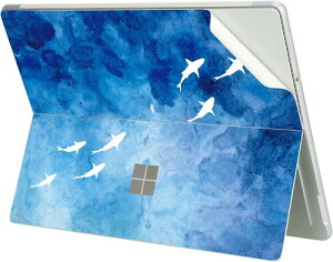 Digi-Tatoo Surface ��p�X�L���V�[�� �J�o�[ �X�e�b�J�[ (2024 Surface Pro 11 Copilot PC/ 2022 Surface Pro 9 �p) �S�g�ی�A���O���\�A�����h�~����юc�����t���[ (���C�ƌ~)