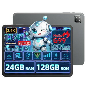 UBDXBD M50 �A���h���C�h 15 �^�u���b�g SIM�t���[ Helio G99 tablet 11.4�C���` ���� 2408x1720IPS 90HZ RAM24GB+ROM128GB 4G LTE GPS���� ��F�� Gemini AI Widevine L1 8000mAh BT5.2 GMS�ETELEC�F�� ���{�������