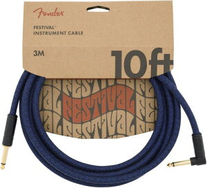 Fender �P�[�u�� 10' Angled Cable, Blue Dream 0990910073