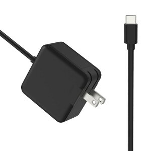 65W USB-C �[�d�� PD PPS�Ή� GaN AC�A�_�v�^�[ Type-C �m�[�g�p�\�R���[�d�� �^�C�vC �}���[�d�� 20V 3.25A �m�[�gPC�d���A�_�v�^�[ ���^ �܏�߃v���O C�^�C�v �m�[�gPC�}���[�d�� for Dynabook Z7 for Mac
