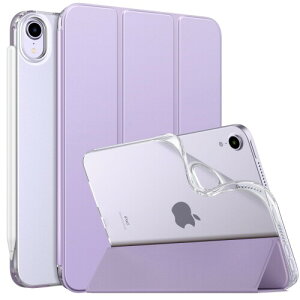 MoKo iPad Mini A17 Pro �P�[�X iPad Mini ��7/6���� �P�[�X 8.3�C���` 2024/2021 �ی�J�o�[ �X�^���h�P�[�X �I�[�g�X���[�v Pencil2/Pro�y�A�����O&�[�d�ɑΉ� ����PU���U�[ �_��TPU ���n�}�C�N���t�@�C�o