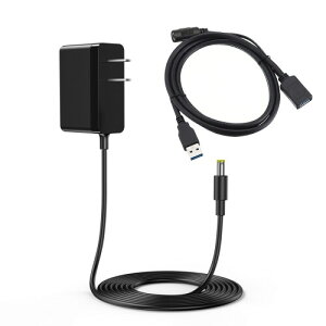 5V AC�A�_�v�^�[ �Ή� �o�b�t�@���[ BUFFALO�|�[�^�u��HDD USB3.1 �iGen1�j / USB3.0 / 2.0 �d���A�_�v�^�[ �n�[�h�h���C�u�p �[�d��1.5M �d���R�[�h