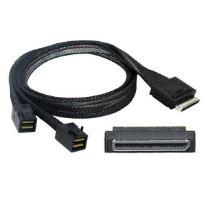 xiwai OCuLink PCIe PCI-Express SFF-8611 8X 8 [ - fA SFF-8087 4X SSD f[^ANeBuP[u 50cm