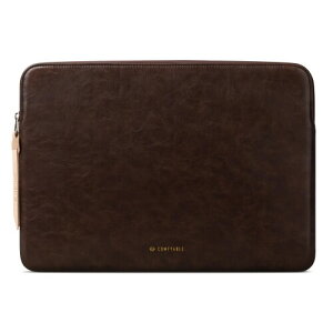 Comfyable Leather Laptop Sleeve Compatible with 16 Inch MacBook Pro M4 2024 & 15 Inch MacBook Air M4 M3 M2 2025, Briarwood