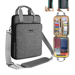 (ZINZ) �X�����Ŋg���\�ȃP�[�X 12.9 13 �C���` �g���x�� �m�[�g�p�\�R�� �V�����_�[�o�b�O MacBook Air 13 M3/M2/M1�AMacBook Pro 13 M2/M1�AiPad Pro 12.9/13/11�AiPad Air 13 �p,L03G06