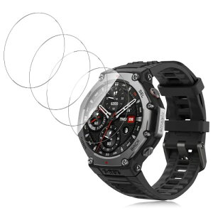 For Amazfit T-Rex 3 �t�B���� Mosasa Amazfit T-Rex 3 �K���X�t�B���� �Ռ��z�� 9H�d�x ��U�h�~�w��h�~ 2.5D���E���h�G�b�W �����z�� �C�A�[�� �����ߗ� �����x �ی�t�B����