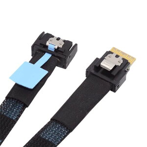 NFHK PCI-E 5.0 Mini Cool Edge IO MCIO PCI-E 4i 38�s�� �I�X - SFF-8654 �X�������C�� 4X �G�N�X�e���_�[�P�[�u�� 50cm