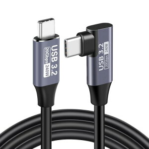 USB-C & USB-C �P�[�u�� 0.2M L�� 20Gbps�����f�[�^�]�� 240W PD�}���[�d 4K@60Hz�f���o�� USB3.2 Gen2x2 type-c to type-c �P�[�u�� MacBook Pro/iPad Pro/Galaxy/Xperia���^�C�vC�Ή�