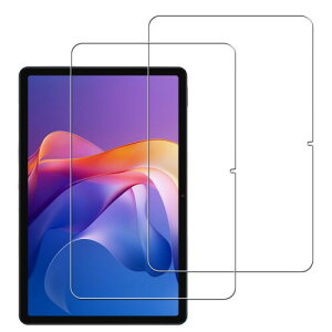 KPNS �Ή� ���Y�Ɏq�f�ސ� Redmi Pad 2/ Pad 2 Play Bundle �K���X�t�B���� (2��) �S�ʕی� �����K���X �ɓK������Redmi Pad 2 Play Bundle �ی� �t�B����