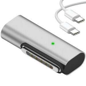 USB Type C Magsafe3 �Ή�140W �d���A�_�v�^ ���C�[�d T-Tip�݊� Mac �[�d�� 2021 MacBook Pro M1 Pro & Max�`�b�v���ڂ�14/16�A2022 MacBook Air M2���ځA2023 MacBook Pro M2 Pro & Max�`�b�v���ڂ�14/16�ɑΉ� �t�� 240W/