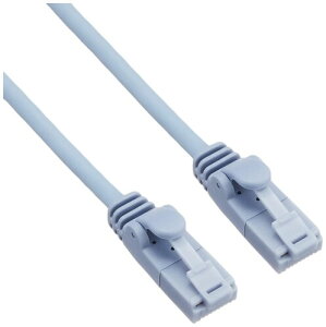 エレコム LANケーブル CAT6 0.5m ツメが折れない 爪折れ防止コネクタ やわらか ブルー LD-C6YT/BU05