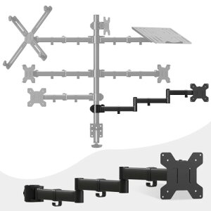 suptek �x����t�� 6�� �V���O�����j�^�[�A�[�� �f�B�X�v���C�A�[�� �|�[�����t�� 13-27�C���`�Ή� �ω׏d10kg VESA�K�i75-100mm MD6ARM3