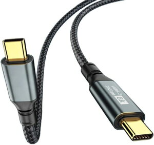 Type-C �[�d USB-C to USB-C 8K/60Hz�f���o�� �����ϋv �i�C�����҂� iPhone15/ MacBook Pro/iPad Pro/Xperia/AQUOS���^�C�vC�Ή� (3m)