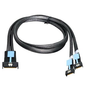 xiwai PCI-E 5.0 MCIO STR PCI-E Mini Cool Edge IO 8i 74s IX - fA MCIO 38s IX GNXe_[ f[^P[u 50cm