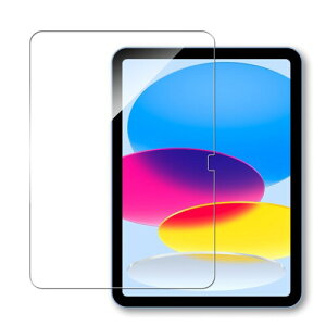 KPNS iPad A16 ��11���� 2025 /iPad 10���� 10.9 �C���` 2022 �K���X�t�B���� (1��)+ �K�C�h�g�t�� ���Y�Ɏq�f�ސ� �S�ʕی� �����K���X �ی� �t�B����