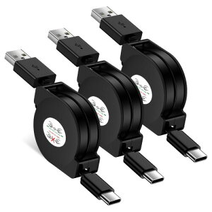 Viviber USB Type-C 莮[dP[u^Cv c X}zusbP[u [dR[hUSB 2.0 P[u iPhone16/15 Sony XperiaALGAGalaxyAiPadAiQOSANexus 5X/ 6P AhCh@Ή ubN