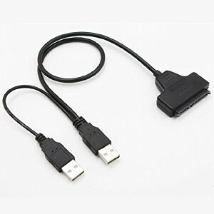 Homefunny SATA-USB 2.0 ϊA_v^ 2.5C` SSD/HDD SATA to USB P[u 50cm ȒPt