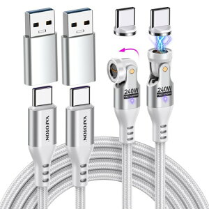 VAFOTON 240WΉ 9pin }Olbg [dP[u540x] 1{2 5A}[d f[^] USB-AϊA_v^t USB-A/USB-C to Type-C PDP[u Book/Pro/phone/AndroidΉ  C ho Ei1