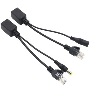 I[fBIt@ POEXvb^[ POE A_v^[ RJ45 LP[u DC Oa5.5mm a2.1mm IX X 1yA