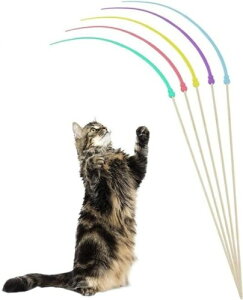 猫じゃらし猫おもちゃ猫の玩具ストレス解消シリコン猫おもちゃネズミのしっぽ多頭飼い5色入り超軽量シリコン素材頑丈ラットテール運動不足とストレス解消ピンク、イエロー、グリー