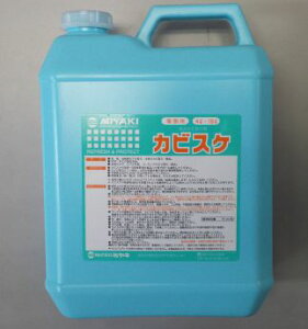 松のアオ・カビ取り専用剤 ミヤキ・カビスケ 4L 塗料 ペンキ DIY