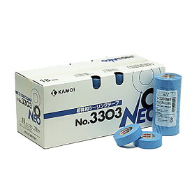 カモ井マスキングテープ【No,3303-NEO】18mm幅×長さ18M 大箱 (小箱10箱 / 計700巻)