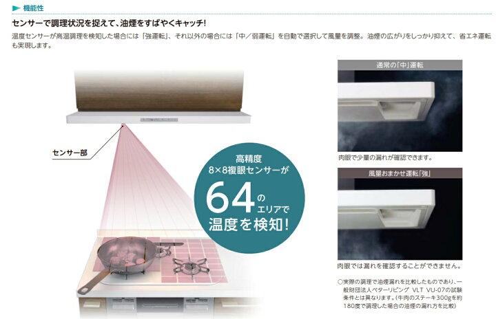 楽天市場】LIXIL よごれんフードCLSシリーズ 同時給排ナシ ブラック 