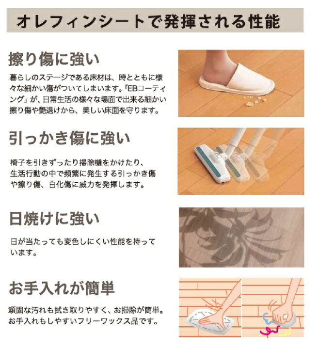 楽天市場】【防音性能LL45】朝日ウッドテック直貼床材 シートタイプ 