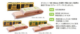 【納期遅延】マグ・イゾベール　住宅用グラスウール断熱　R値2.2　相当密度10K　HW1010L-475　100X475X2740ミリ　12枚入（約5坪）　8梱以上で送料無料。メーカー便にて配送。(離島は配送費別途御見積、沖縄は配達不可。)