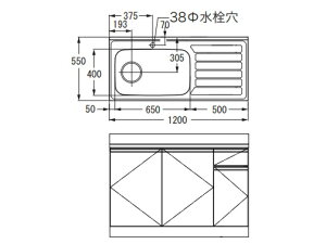 CtZ@ZNViLb`LFDV[Y@@LFD-120(R/L)@s550~@W1200xD550xH800@艿108900AkCyї́Aʓr|܂B[J[ւ̂ߑs