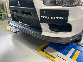 コルトスピード （COLT SPEED）三菱ランサーエボリューションX（CZ4A）用　カーボン フロントアンダースポイラー Ver.2