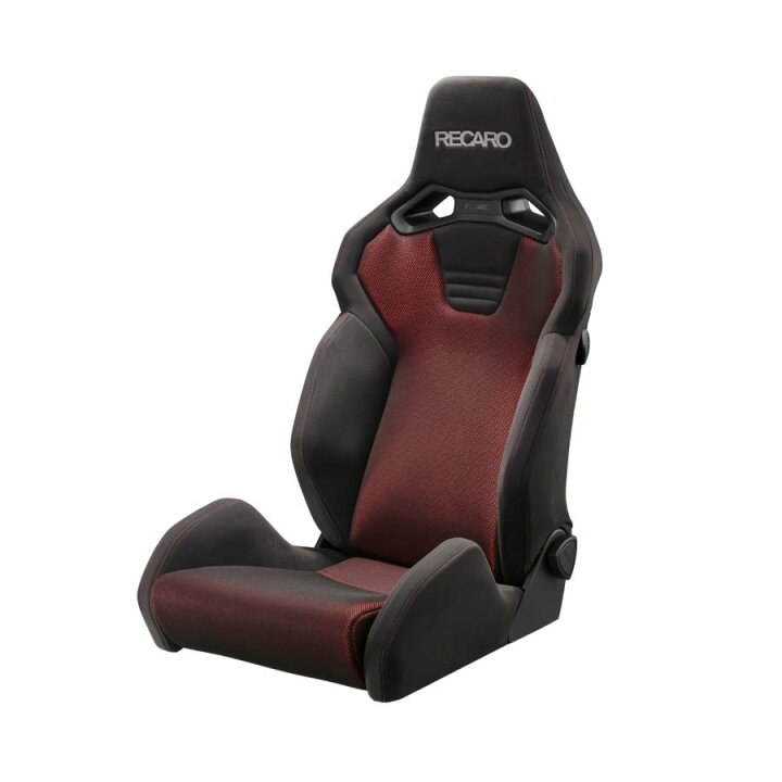 楽天市場】RECARO SR-S BK100 RD/BK レカロ SR-S ：生地〈サイド 