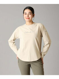 Columbia/ ウィメンズフィットトゥーハイクロングスリーブクルー /コロンビア Columbia コロンビア トップス カットソー・Tシャツ ブラック ベージュ ブラウン【送料無料】[Rakuten Fashion]