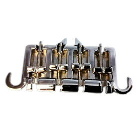 3-point Bridge for Vintage Gibson® Epiphone® EB Bass, SG Ripper-Made in Japan nickelリッパー ベースタイプ ブリッジ ベースブリッジ ニッケル ギブソン EBベース エピフォン リッパーベース リッパー ベース用ブリッジ 3点留め カスタム ベースパーツ 弦高調整
