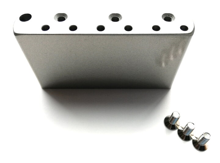 楽天市場】スチール トレモロ ブロック 11.3mm 弦ピッチ11.3mm 3箇所の 