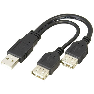 �ϊ����l �f�[�^�]��+�[�d�Ə[�d�݂̂��g������������(Y��)USB�P�[�u�� [ USB A�E�I�X - USB A�E���X(x2) ] [ ��15cm x 2 ] USBA/2