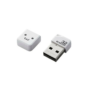 �G���R�� USB������ 32GB USB2.0 ���^ �X�g���b�v�z�[�� �L���b�v�t�� �z���C�g MF-SU2B32GWHF