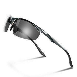 [Glazata] �Ό��X�|�[�c�T���O���X �Ό��O���X �E���y�ʃ��^�� UV400 ���O���J�b�g �h���C�u/�싅/���]��/��ނ�^�����j���O�^�S���t�^�^�] �u�O���[�v