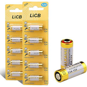 LiCB 10�{�Z�b�g 23A 12V �A���J���d�r