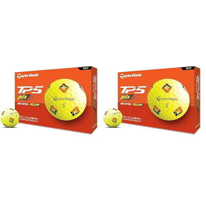�e�[���[���C�h(TAYLOR MADE) TMJ24 TP5 pix YLW JPN 12���� �e�B�[�s�[�t�@�C�u �s�b�N�X �C�G���[ �S���t�{�[�� 2024�N���f�� �C�G���[ (× 2)